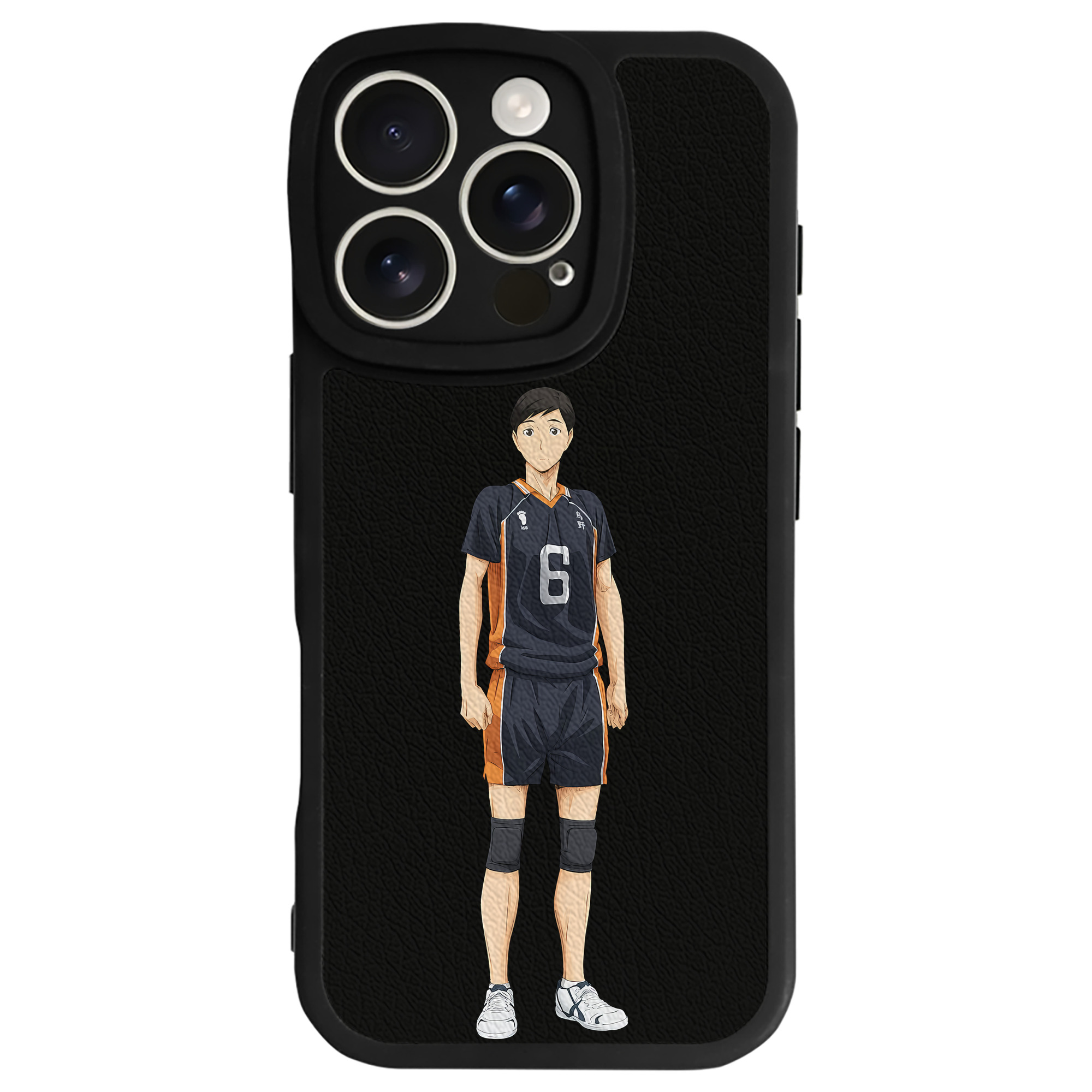 （画像用） ハイキュー!! Haikyu!! 【iPhone 16シリーズ対応】シリコンスマホケース（レザー調） 材質：シリコン